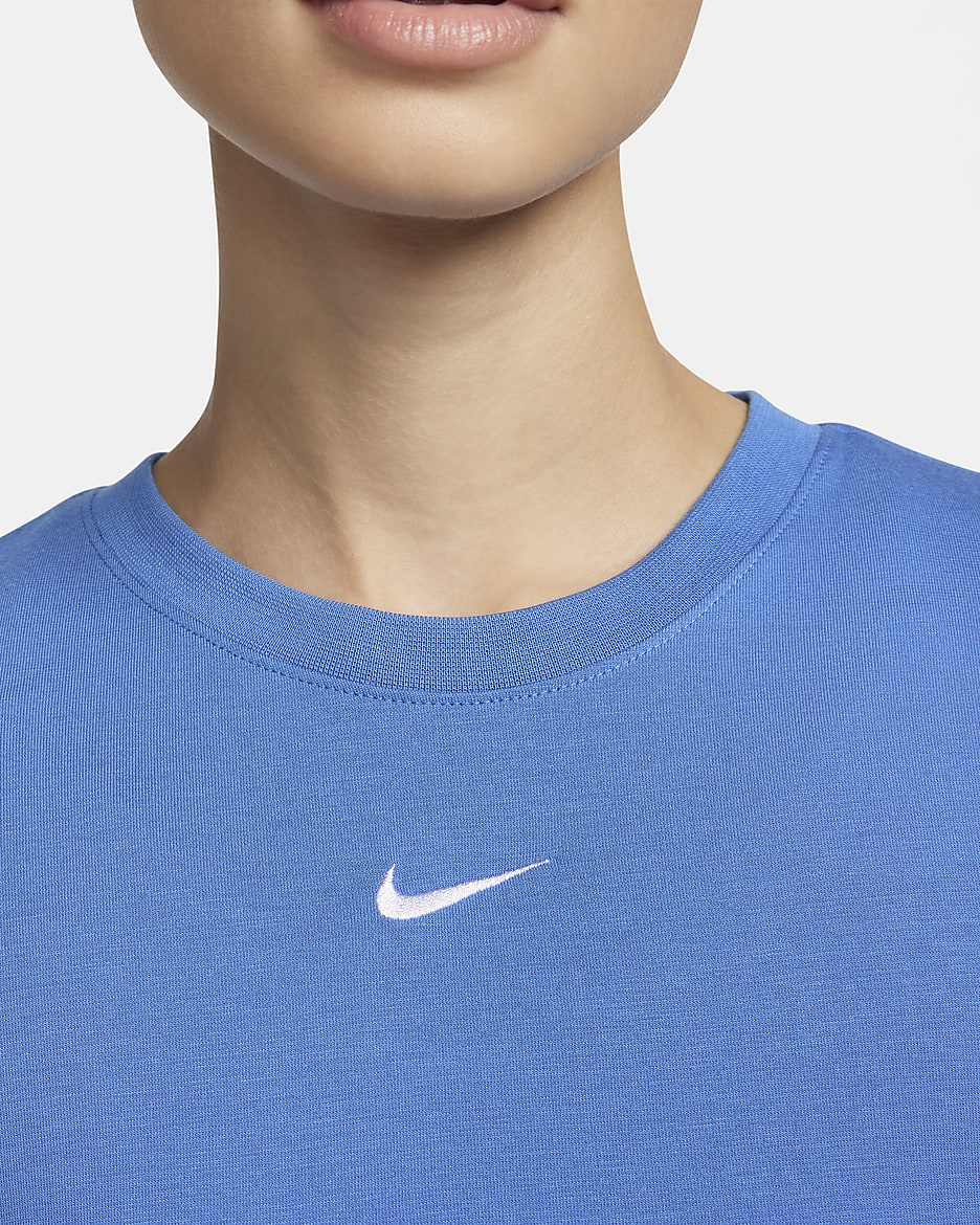 T shirt nike bleu femme online